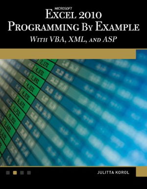 Cover art for Excel 2010 Programming By Example BK/CD