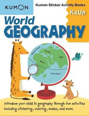 Cover art for World Geography K & Up Sticker Activity Book