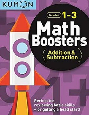 Cover art for Math Boosters: Addition & Subtraction (Grades 1-3)