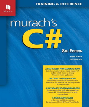 Cover art for Murach's C# (8th Edition)
