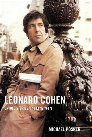 Cover art for Leonard Cohen, Untold Stories: The Early Years