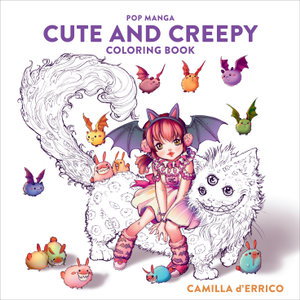 Cover art for Pop Manga Cute and Creepy Coloring Book