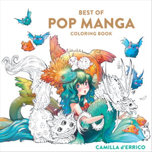 Cover art for Best Of Pop Manga Coloring Book
