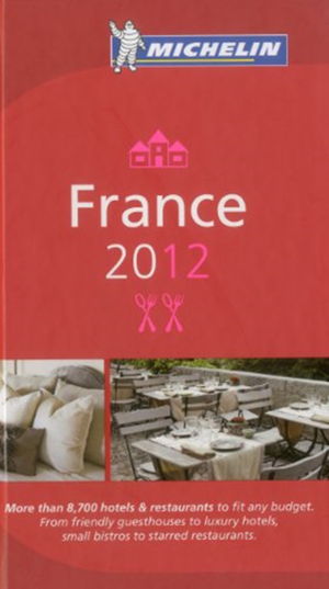 Cover art for France 2012 Michelin Red Guide