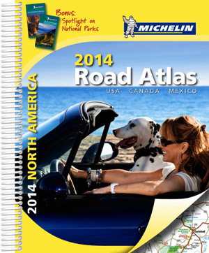 Cover art for Michelin Atlas Guide USA Canada 2014