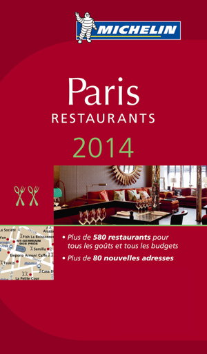 Cover art for Michelin Red Guide Paris 2014
