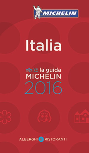 Cover art for 2016 Red Guide Italy ***(Italian version)