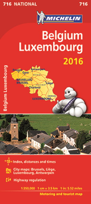 Cover art for Belgium & Luxembourg Map 2016