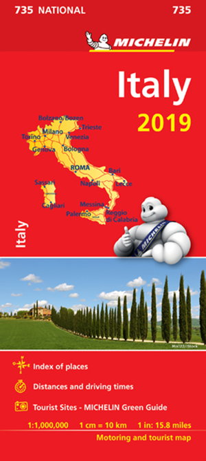 Cover art for Italy 2019 - Michelin National Map 735