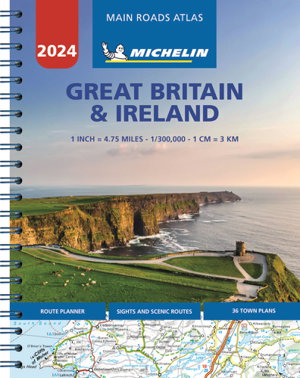 Cover art for Great Britain & Ireland 2024 - Mains Roads Atlas (A4-Spiral)Tourist & Motoring Atlas A4 spiral