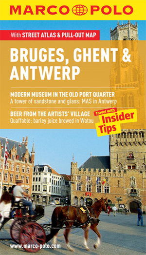 Cover art for Bruges, Ghent & Antwerp Marco Polo Guide