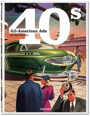 Cover art for All-American Ads of the 40s