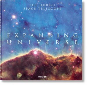 Cover art for Expanding Universe. The Hubble Space Telescope