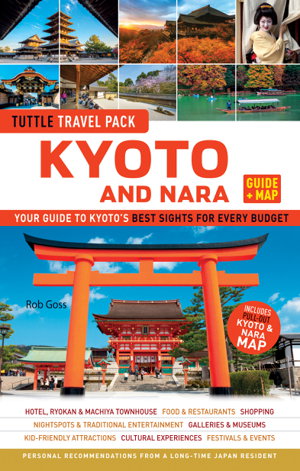 Cover art for Tuttle Kyoto and Nara Guide + Map