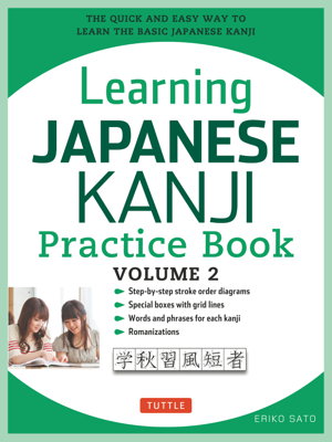 Cover art for Learning Japanese Kanji Practice Book Volume 2
