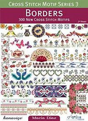 Cover art for Borders: 300 New Cross Stitch Motifs