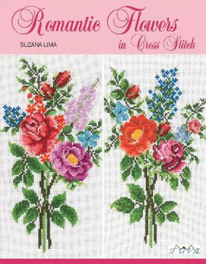 Cover art for Romantic Flowers in Cross Stitch