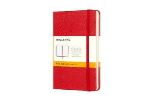 Cover art for Moleskine Pocket Ruled Hardcover Notebook Scarlet Red