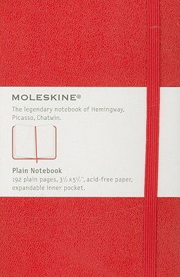 Cover art for Moleskine Red Classic Plain Notebook Pocket