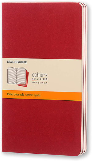 Cover art for Moleskine Ruled Journals Large Red Set of 3