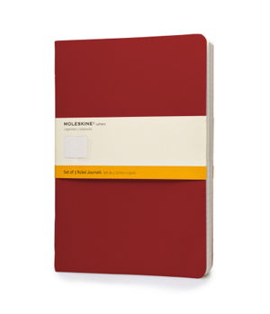 Cover art for Moleskine Ruled Cahier Red Extra Large