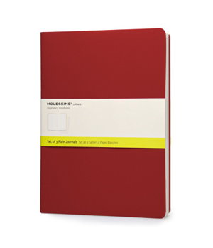 Cover art for Moleskine Plain Cahier Red Extra Large