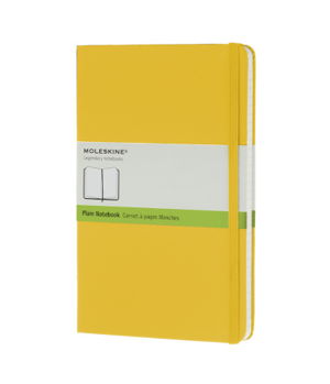 Cover art for Moleskine Orange Yellow Large Plain Notebook Hard