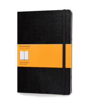 Cover art for Moleskine Classic Ruled Notebook Extra Large Black Hard Cover