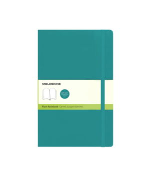 Cover art for Moleskine Soft Large Underwater Blue Plain Notebook