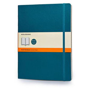 Cover art for Moleskine Soft Extra Large Underwater Blue Ruled Notebook