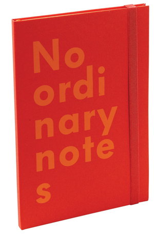 Cover art for No Ordinary Notes A5 Orange