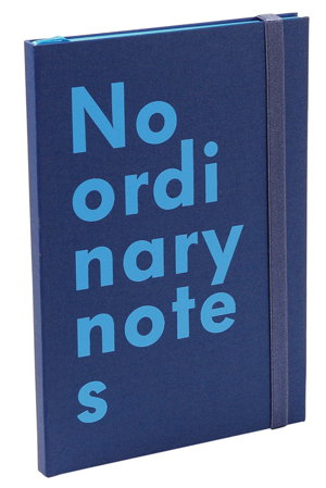Cover art for No Ordinary Notes A5 Blue