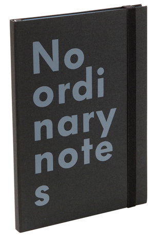 Cover art for No Ordinary Notes A5 Black