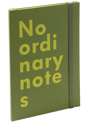 Cover art for No Ordinary Notes A5 Green