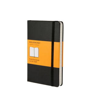Cover art for Moleskine Classic Hardcover Notebook Ruled Pocket Black