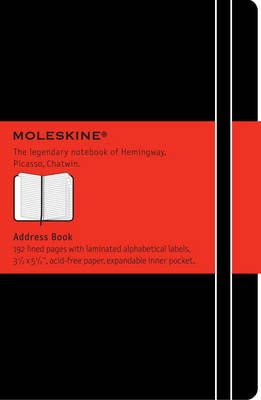 Cover art for Moleskine Address Book Pocket Black Hard Cover