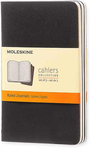 Cover art for Moleskine Ruled Journals Pocket Black Set of 3