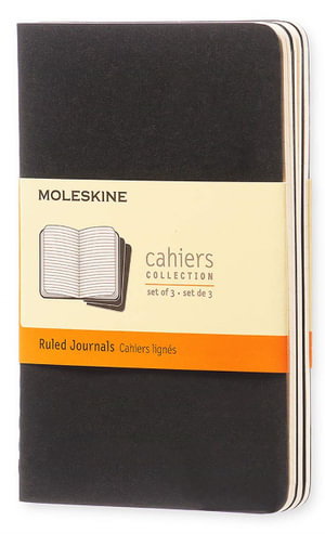 Cover art for Moleskine Cahier Ruled Notebook Large Black Set
