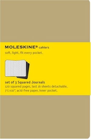 Cover art for Moleskine Squared Journals Extra Large Kraft Set of 3