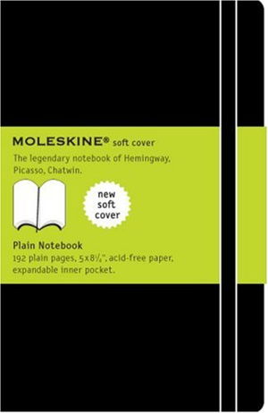 Cover art for Moleskine Plain Notebook Large Black Soft Cover