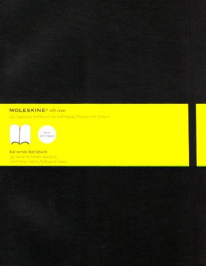 Cover art for Moleskine Squared Notebook Extra Large Black Soft Cover