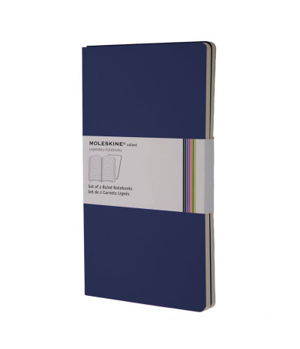 Cover art for Moleskine Volant Large Ruled Antwerp Blue & Prussian Blue
