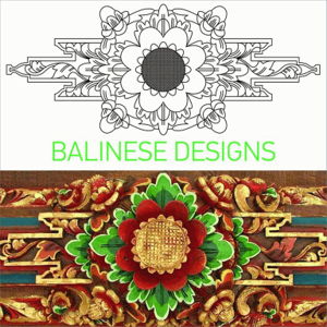Cover art for Balinese Designs