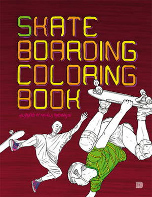 Cover art for Skateboarding Coloring Book