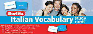 Cover art for Italian Vocabulary Berlitz Study Cards