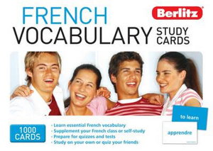 Cover art for Berlitz French Vocabulary Study Cards