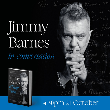 Event image for Jimmy Barnes in conversation on Killing Time